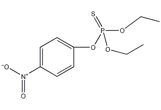 Parathion structural formula