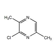 3-chloro-2,5-dimethylpyrazine structural formula